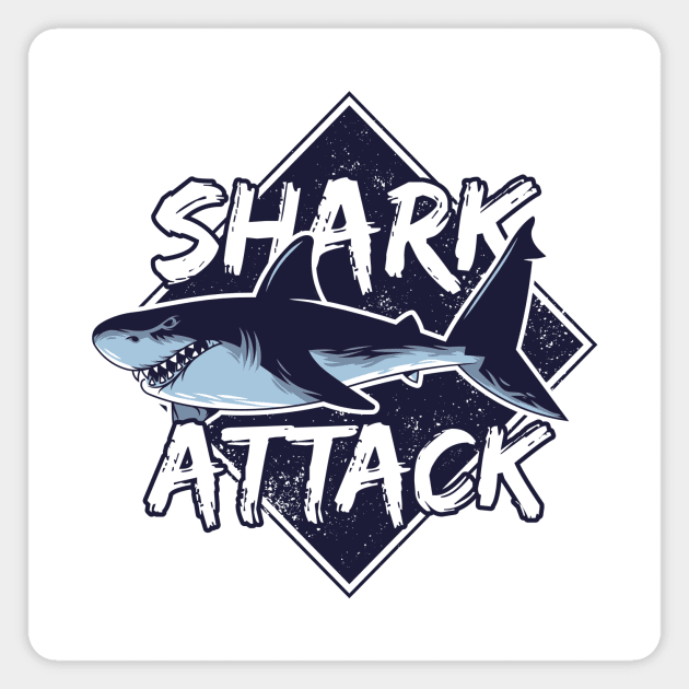 Shark Attack Magnet by kani